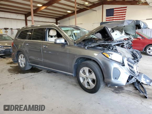 2018 Mercedes-Benz GLS 450 z VIN 4JGDF6EE1JB011744, wystawiony jako Copart lot #60626645 z przebiegiem Nie podano mil oraz Szkoda całkowita • Salvage title. Historia ofert i sprzedaży dostępna na DreamBid. Obrazek 4.
