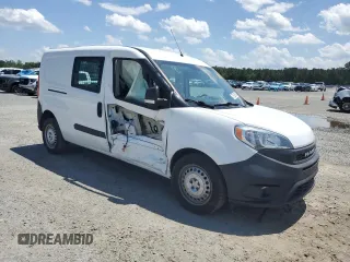 2020 Ram ProMaster City Cargo Tradesman with VIN ZFBHRFAB0L6P83014, listed as a Copart auction lot 57823935 with 58,429 mi miles and Salvage title. Bid and sale history available at DreamBid. Image 4.