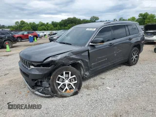 2023 Jeep Grand Cherokee Limited with VIN 1C4RJKBGXP8855861, listed as a Copart auction lot 55967885 with 50,179 mi miles and Salvage title. Bid and sale history available at DreamBid. Image 1.