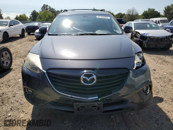 2015 Mazda CX-9 Grand Touring with VIN JM3TB3DV1F0461061, listed as a Copart auction lot 67194994 with 87,637 mi miles and Salvage Title. Bid and sale history available at carsss.com. Image 5.