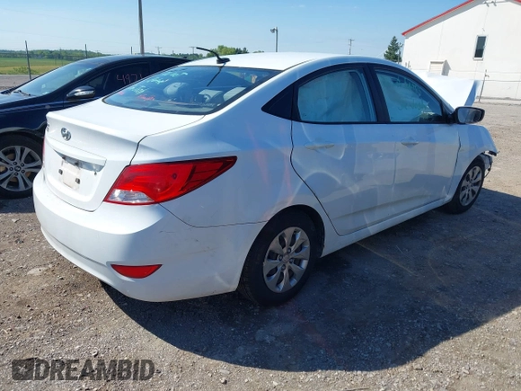 2017 Hyundai Accent SE z VIN KMHCT4AE8HU232920, wystawiony jako IAAI lot #42214731 z przebiegiem 116 586 mil mil oraz . Historia ofert i sprzedaży dostępna na DreamBid. Obrazek 4.