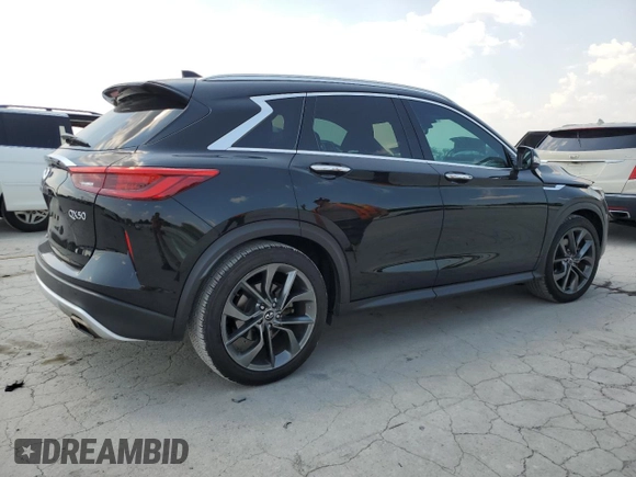 2019 Infiniti QX50 Luxe с VIN 3PCAJ5M18KF103026, выставлен на аукционе Copart как лот 59476635 с пробегом 51 648 миль миль и Списание • Salvage title. История ставок и продаж доступна на DreamBid. Изображение 3.