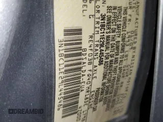2009 Nissan Versa S with VIN 3N1BC11E29L445486, listed as a Copart auction lot 51532695 with Not Provided miles and Salvage Title. Bid and sale history available at DreamBid. Image 13.