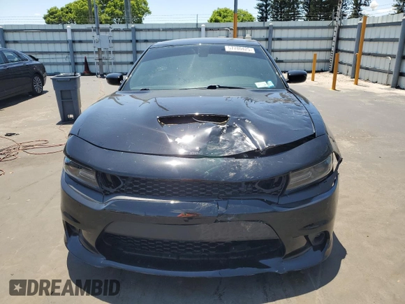 2019 Dodge Charger Scat Pack with VIN 2C3CDXGJ3KH740055, listed as a Copart auction lot 57780425 with 68,394 mi miles and Salvage Title. Bid and sale history available at DreamBid. Image 5.