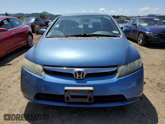 2008 Honda Civic LX with VIN 1HGFA16548L081807, listed as a Copart auction lot 54713615 with 127,625 mi miles and Salvage Title. Bid and sale history available at DreamBid. Image 5.