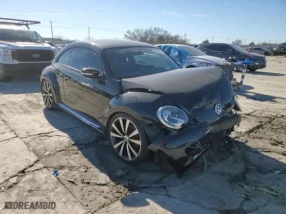 2012 Volkswagen Beetle 2.0T Turbo with VIN 3VW467AT8CM642823, listed as a Copart auction lot 85107614 with 42,315 mi miles and Salvage Title. Bid and sale history available at carsss.com. Image 10.