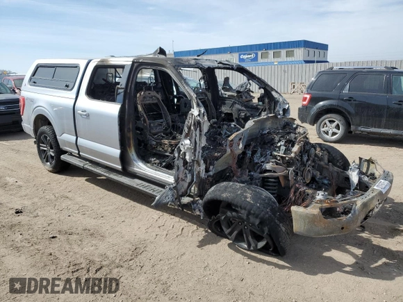 2022 Ford F-150 XL with VIN 1FTFW1E85NFA71423, listed as a Copart auction lot 48205975 with Not Provided miles and Salvage Title. Bid and sale history available at carsss.com. Image 4.