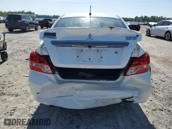 2018 Mitsubishi Mirage G4 ES with VIN ML32F3FJ2JHF06057, listed as a Copart auction lot 52134714 with 53,799 mi miles. Bid and sale history available at carsss.com. Image 6.