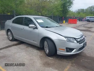 2010 Ford Fusion Hybrid with VIN 3FADP0L37AR209987, listed as a IAAI auction lot 42094849 with 124,912 mi miles. Bid and sale history available at carsss.com. Image 1.