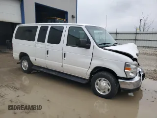 2012 Ford Econoline Passenger XL with VIN 1FBNE3BL1CDA99879, listed as a Copart auction lot 53492685 with 126,608 mi miles and Clean title. Bid and sale history available at DreamBid. Image 4.