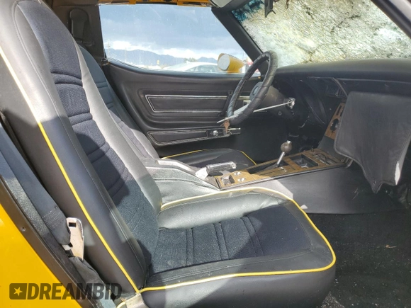 1977 Chevrolet Corvette with VIN 1Z37L7S430874, listed as a Copart auction lot 80905274 with 25,978 mi miles and Non repairable. Bid and sale history available at DreamBid. Image 11.