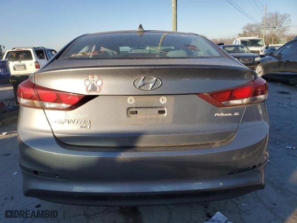 2017 Hyundai Elantra SE with VIN KMHD74LF0HU075298, listed as a Copart auction lot 84146344 with 119,011 mi miles and Salvage Title. Bid and sale history available at carsss.com. Image 6.