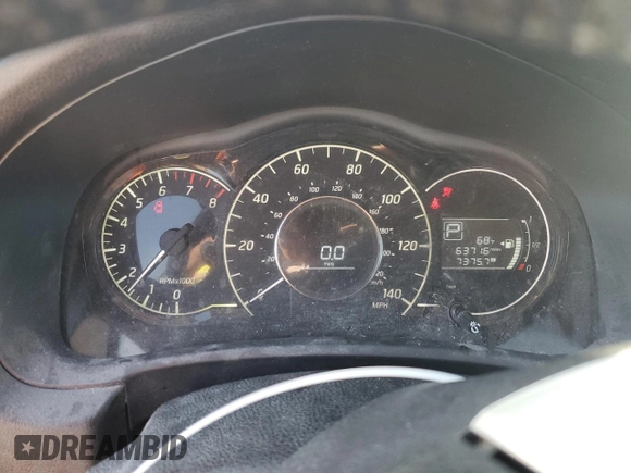 2016 Nissan Note S with VIN 3N1CE2CP8GL395368, listed as a Copart auction lot 43462735 with 63,716 mi miles and Salvage Title. Bid and sale history available at DreamBid. Image 9.