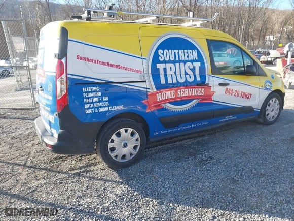 2020 Ford Transit Connect Van XL with VIN NM0LS7E25L1462169, listed as a IAAI auction lot 41448046 with 56,278 mi miles. Bid and sale history available at carsss.com. Image 4.