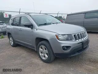 2014 Jeep Compass Sport with VIN 1C4NJCBAXED800959, listed as a IAAI auction lot 40969656 with 216,856 mi miles. Bid and sale history available at carsss.com. Image 1.