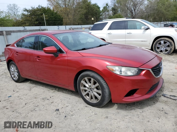 2014 Mazda 6 i Sport with VIN JM1GJ1U60E1147114, listed as a Copart auction lot 52855015 with 202,139 mi miles and Salvage Title. Bid and sale history available at DreamBid. Image 4.