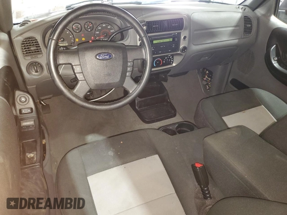 2010 Ford Ranger XLT with VIN 1FTLR4FEXAPA59563, listed as a Copart auction lot 53539745 with 110,784 mi miles and Salvage title. Bid and sale history available at DreamBid. Image 8.