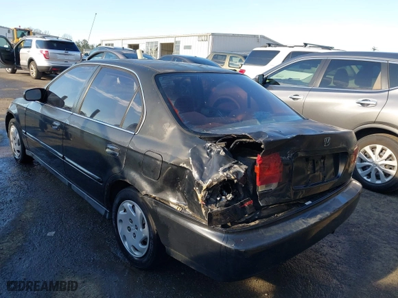 1997 Honda Civic EX with VIN 2HGEJ8645VH566736, listed as a IAAI auction lot 41876647 with 277,968 mi miles. Bid and sale history available at carsss.com. Image 3.