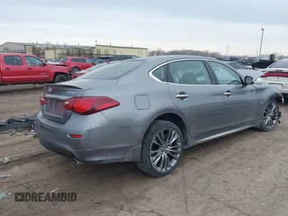 2017 Infiniti Q70L 3.7 with VIN JN1BY1PR9HM210745, listed as a IAAI auction lot 41511737 with 75,978 mi miles. Bid and sale history available at carsss.com. Image 4.