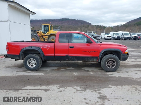 1998 Dodge Dakota SLT with VIN 1B7GG22Y1WS519712, listed as a IAAI auction lot 41913541 with 232,892 mi miles. Bid and sale history available at carsss.com. Image 14.