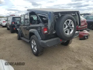 2022 Jeep Wrangler Unlimited Sahara Altitude with VIN 1C4HJXEG0NW241043, listed as a Copart auction lot 75556664 with Not provided miles and Salvage title. Bid and sale history available at DreamBid. Image 2.