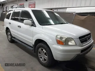 2003 Honda Pilot EX z VIN 2HKYF18703H535782, wystawiony jako IAAI lot #42397515 z przebiegiem 200 096 mil mil oraz . Historia ofert i sprzedaży dostępna na DreamBid. Obrazek 1.