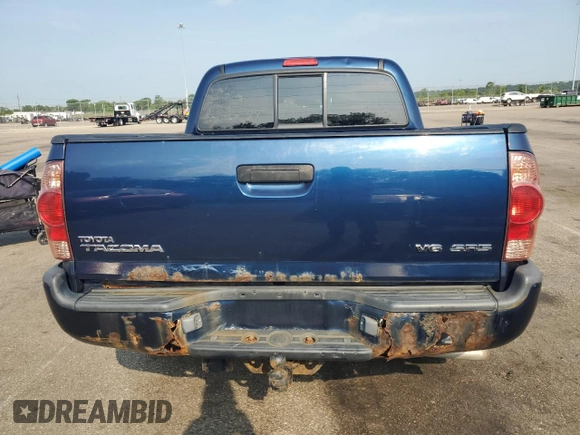 2007 Toyota Tacoma with VIN 5TELU42N67Z443362, listed as a Copart auction lot 62483655 with 195,369 mi miles and Salvage title. Bid and sale history available at DreamBid. Image 6.