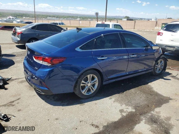 2018 Hyundai Sonata Limited with VIN 5NPE34AF2JH702879, listed as a Copart auction lot 65081963 with 0 mi miles and Salvage Title. Bid and sale history available at carsss.com. Image 3.