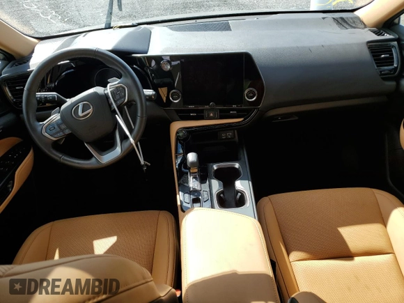 2022 Lexus NX 250 Premium with VIN JTJGDCAZ9N5002290, listed as a Copart auction lot 74058684 with Not provided miles and Salvage title. Bid and sale history available at DreamBid. Image 8.