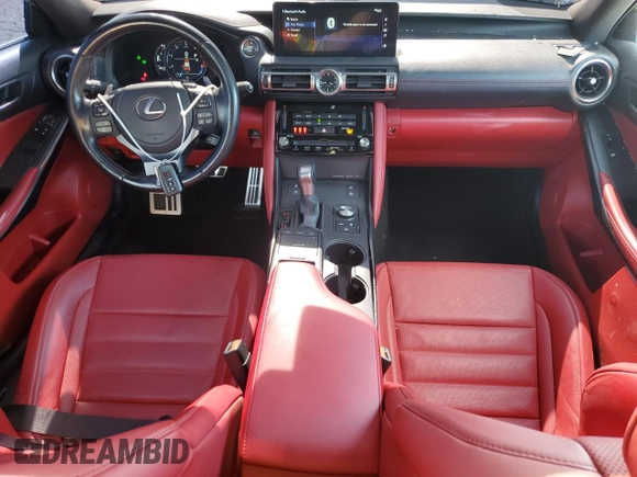 2021 Lexus IS 350 F Sport z VIN JTHGZ1B27M5046795, wystawiony jako Copart lot #52163715 z przebiegiem 40 870 mil mil oraz Szkoda całkowita • Salvage title. Historia ofert i sprzedaży dostępna na DreamBid. Obrazek 8.