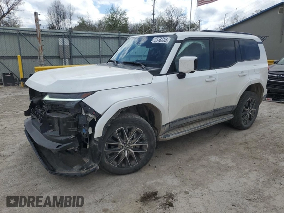 2024 Lexus GX 550 Premium z VIN JTJTBCDX6R5010822, wystawiony jako Copart lot #51168725 z przebiegiem 27 707 mil mil oraz Szkoda całkowita • Salvage title. Historia ofert i sprzedaży dostępna na DreamBid. Obrazek 1.