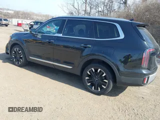 2023 Kia Telluride SX Prestige X-Pro with VIN 5XYP5DGC2PG365999, listed as a IAAI auction lot 41801800 with 38,088 mi miles and . Bid and sale history available at DreamBid. Image 3.
