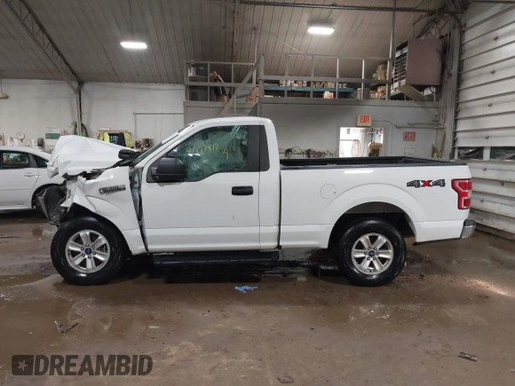 2018 Ford F-150 XL with VIN 1FTMF1EB4JFA54769, listed as a IAAI auction lot 41497417 with 1 mi miles. Bid and sale history available at carsss.com. Image 14.