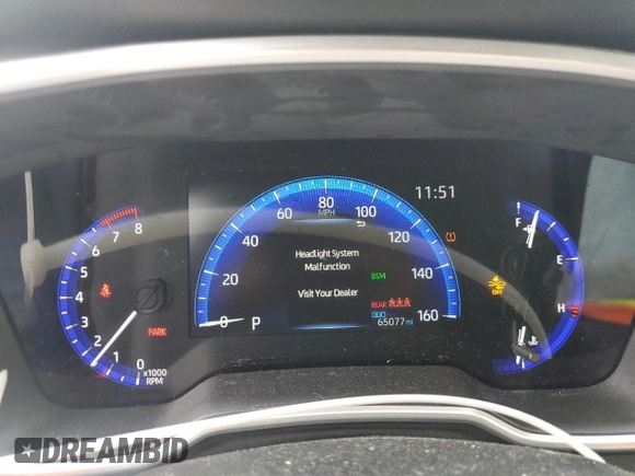 2020 Toyota Corolla Hatchback XSE with VIN JTNC4RBE1L3086271, listed as a Copart auction lot 50219525 with 65,077 mi miles and Salvage Title. Bid and sale history available at carsss.com. Image 9.