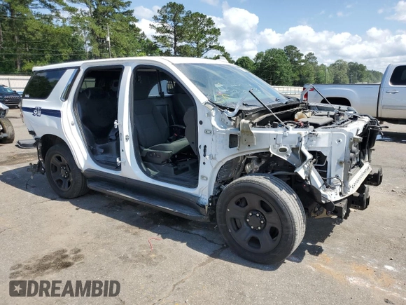 2021 Chevrolet Tahoe Commercial z VIN 1GNSCLED3MR458377, wystawiony jako Copart lot #57302405 z przebiegiem 26 846 mil mil oraz Szkoda całkowita • Salvage title. Historia ofert i sprzedaży dostępna na DreamBid. Obrazek 4.