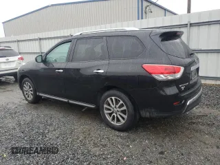 2016 Nissan Pathfinder SV with VIN 5N1AR2MNXGC617017, listed as a Copart auction lot 44770425 with 213,751 mi miles and Salvage Title. Bid and sale history available at carsss.com. Image 2.