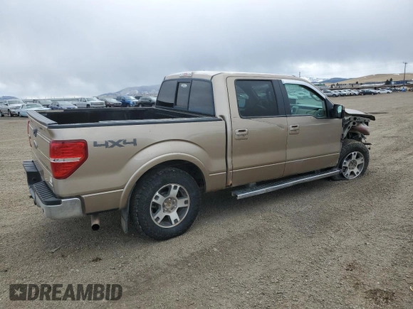 2012 Ford F-150 XL with VIN 1FTFW1EF5CFA30821, listed as a Copart auction lot 47617535 with 185,605 mi miles and Salvage title. Bid and sale history available at DreamBid. Image 3.