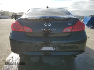 2013 Infiniti G37 Sedan Journey with VIN JN1CV6AP0DM726004, listed as a Copart auction lot 46457745 with 103,135 mi miles and Salvage Title. Bid and sale history available at carsss.com. Image 6.