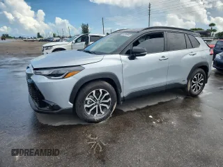 2024 Toyota Corolla Cross Hybrid S with VIN 7MUFBABG3RV047740, listed as a Copart auction lot 62395955 with 15,885 mi miles and Salvage title. Bid and sale history available at DreamBid. Image 1.