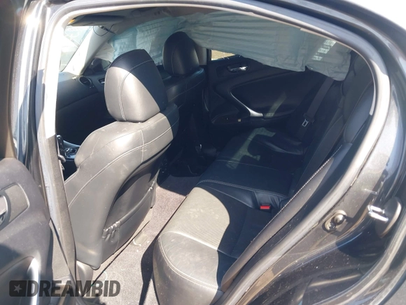 2009 Lexus IS 250 with VIN JTHCK262695031375, listed as a IAAI auction lot 42018757 with 170,000 mi miles and . Bid and sale history available at DreamBid. Image 8.