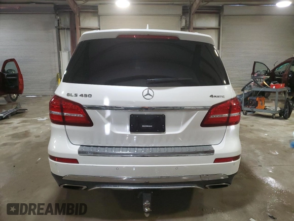 2018 Mercedes-Benz GLS 450 z VIN 4JGDF6EE1JB048650, wystawiony jako Copart lot #83430244 z przebiegiem Nie podano mil oraz Nie do naprawy • Non repairable. Historia ofert i sprzedaży dostępna na DreamBid. Obrazek 6.