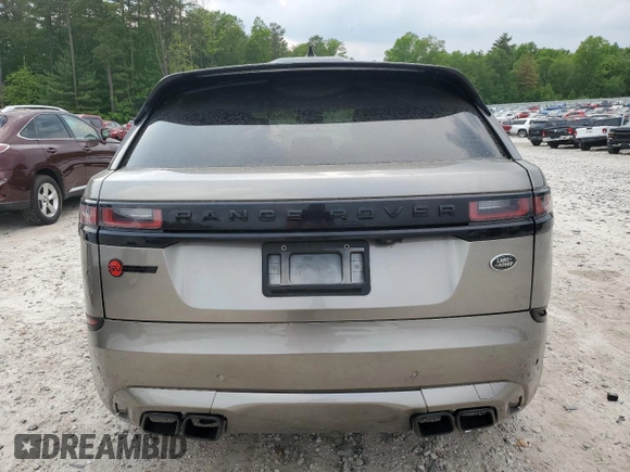 2020 Land Rover Range Rover Velar S with VIN SALYB2FV3LA253932, listed as a Copart auction lot 59882415 with 48,810 mi miles and Salvage title. Bid and sale history available at DreamBid. Image 6.