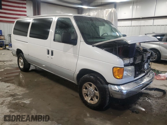 2006 Ford Econoline Passenger XL with VIN 1FMRE11W26DA02427, listed as a Copart auction lot 80461834 with 201,894 mi miles and Salvage Title. Bid and sale history available at DreamBid. Image 4.