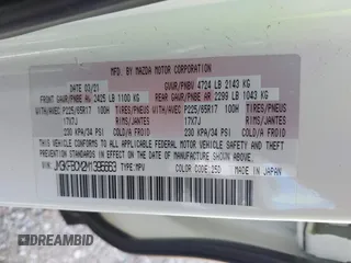 2021 Mazda CX-5 Touring z VIN JM3KFBCM2M1395663, wystawiony jako IAAI lot #41948073 z przebiegiem 47 029 mil mil oraz . Historia ofert i sprzedaży dostępna na DreamBid. Obrazek 9.