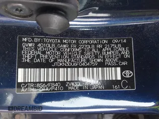 2015 Toyota Prius Four with VIN JTDKN3DU6F0404759, listed as a IAAI auction lot 41017473 with 79,005 mi miles. Bid and sale history available at carsss.com. Image 9.