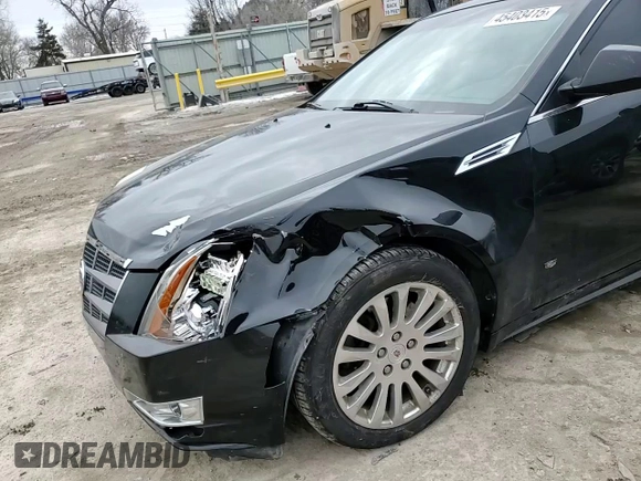 2010 Cadillac CTS Premium with VIN 1G6DS8EV7A0123345, listed as a Copart auction lot 45403415 with 153,954 mi miles and Salvage title. Bid and sale history available at DreamBid. Image 11.