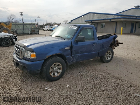 2010 Ford Ranger XL with VIN 1FTKR1AD9APA63175, listed as a Copart auction lot 52936605 with 93,903 mi miles and Salvage Title. Bid and sale history available at carsss.com. Image 1.