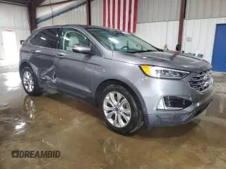 2021 Ford Edge Titanium with VIN 2FMPK4K96MBA38750, listed as a Copart auction lot 61401615 with 34,778 mi miles and Salvage title. Bid and sale history available at DreamBid. Image 4.
