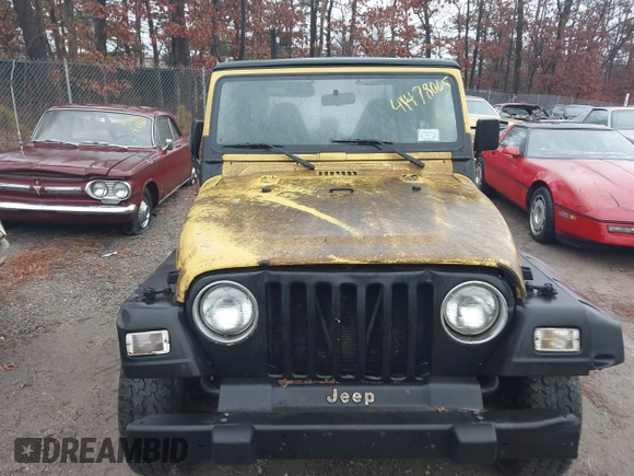 2000 Jeep Wrangler Sport with VIN 1J4FA49S4YP763414, listed as a IAAI auction lot 41478005 with 222,012 mi miles and . Bid and sale history available at DreamBid. Image 6.