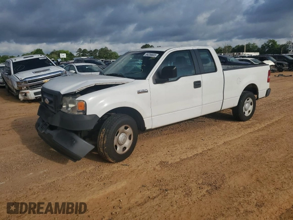 2008 Ford F-150 STX with VIN 1FTRX12W98FA48602, listed as a Copart auction lot 54356605 with 132,782 mi miles and Clean title. Bid and sale history available at DreamBid. Image 1.